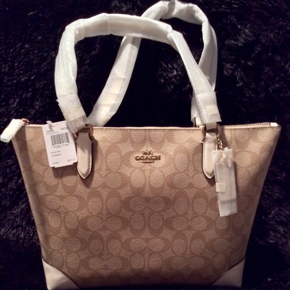 🚫🚫🚫SOLD🚫🚫🚫COACH Zip Top Tote (NWT) - Picture 2 of 4